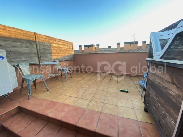Terraza en lo alto de la casa