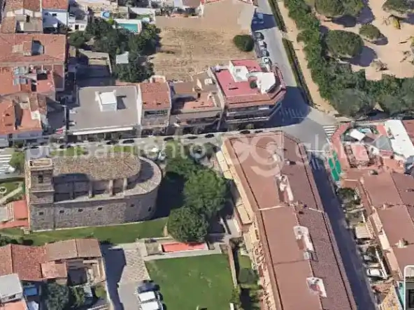 Vista del lugar desde el aire.