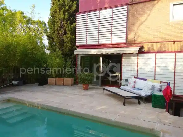 Chalet Aravaca - detalle piscina