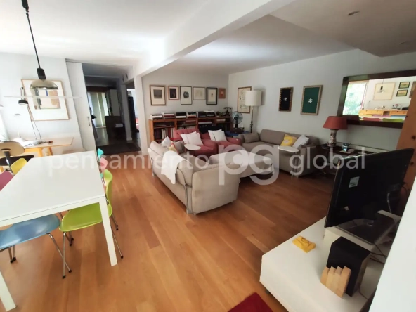 Chalet Aravaca - vista general salon-comedor