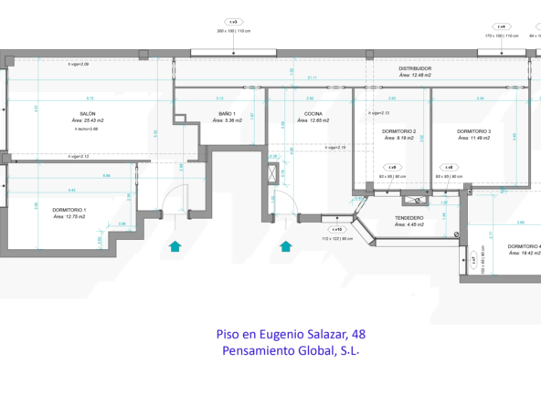  Plano Atico En Eugenio Salazar Scaled